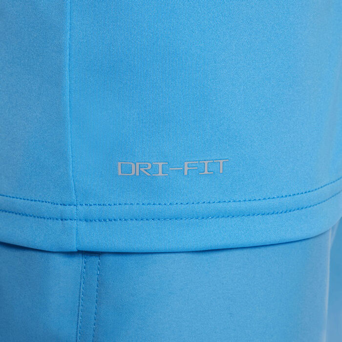 Nike Swim Kids' Logo Hydroguard Swimming T-Shirt Blue image number 5