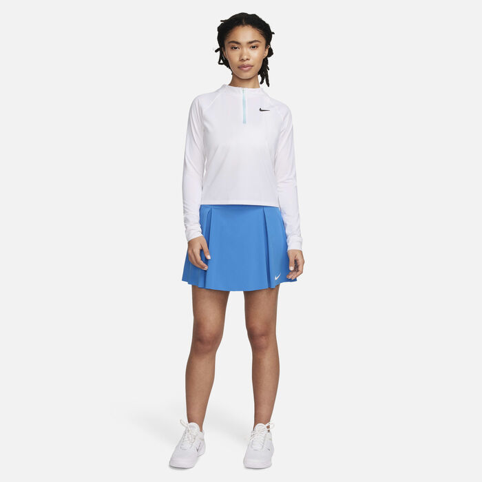 Nike Women's Dri-FIT Advantage Tennis Skirt Blue Nike Women's Dri-FIT Advantage Tennis Skirt Blue image number 5