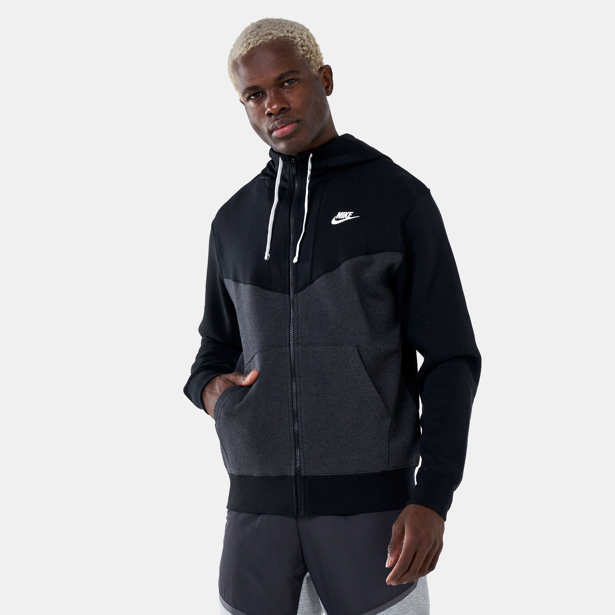 Nike hybrid fleece hoodie store