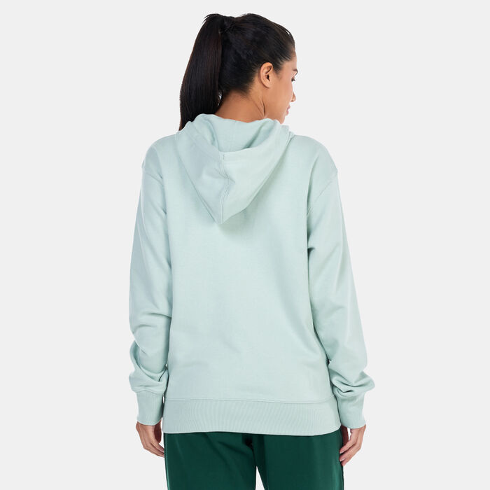 New Balance Women's Uni-ssentials French Terry Hoodie Blue New Balance Women's Uni-ssentials French Terry Hoodie Blue image number 1