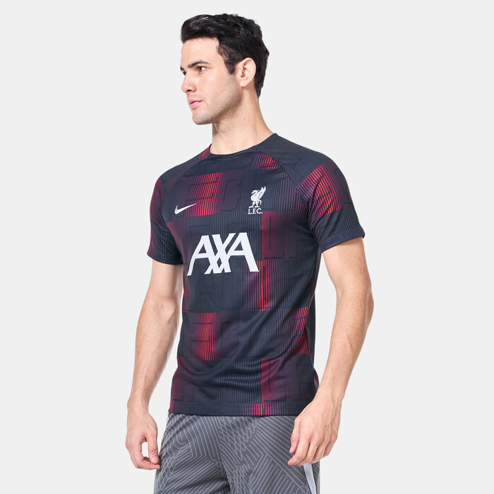 Nike Men's Liverpool F.C. Academy Pro Dri-FIT Football Pre-Match Top Black Nike Men's Liverpool F.C. Academy Pro Dri-FIT Football Pre-Match Top Black image number 0
