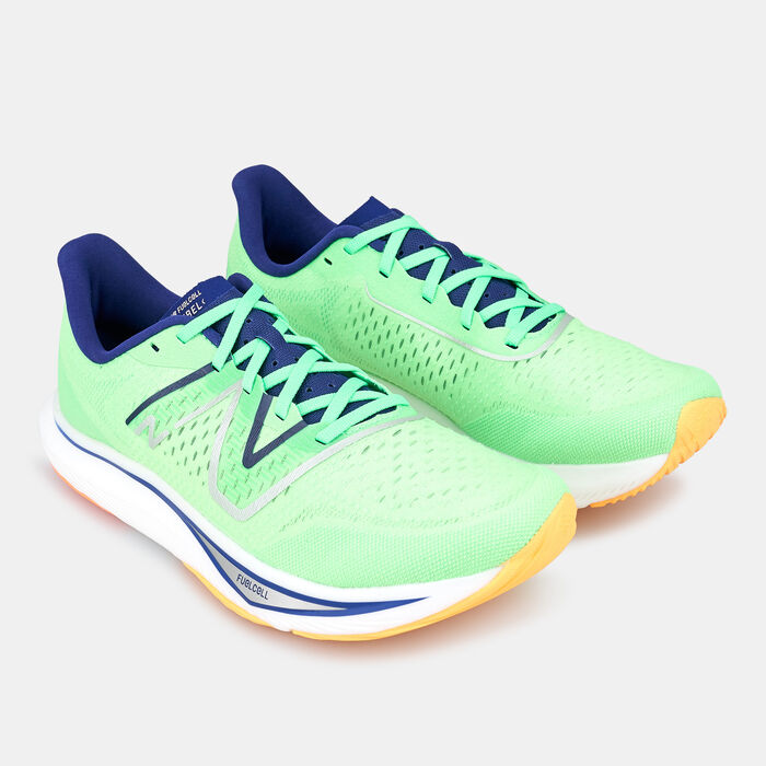 New Balance Men's FuelCell Rebel v3 Shoe Green New Balance Men's FuelCell Rebel v3 Shoe Green image number 1