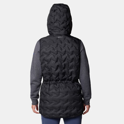 Columbia Women's Delta Ridge II Down Hooded Hiking Vest Black Columbia Women's Delta Ridge II Down Hooded Hiking Vest Black