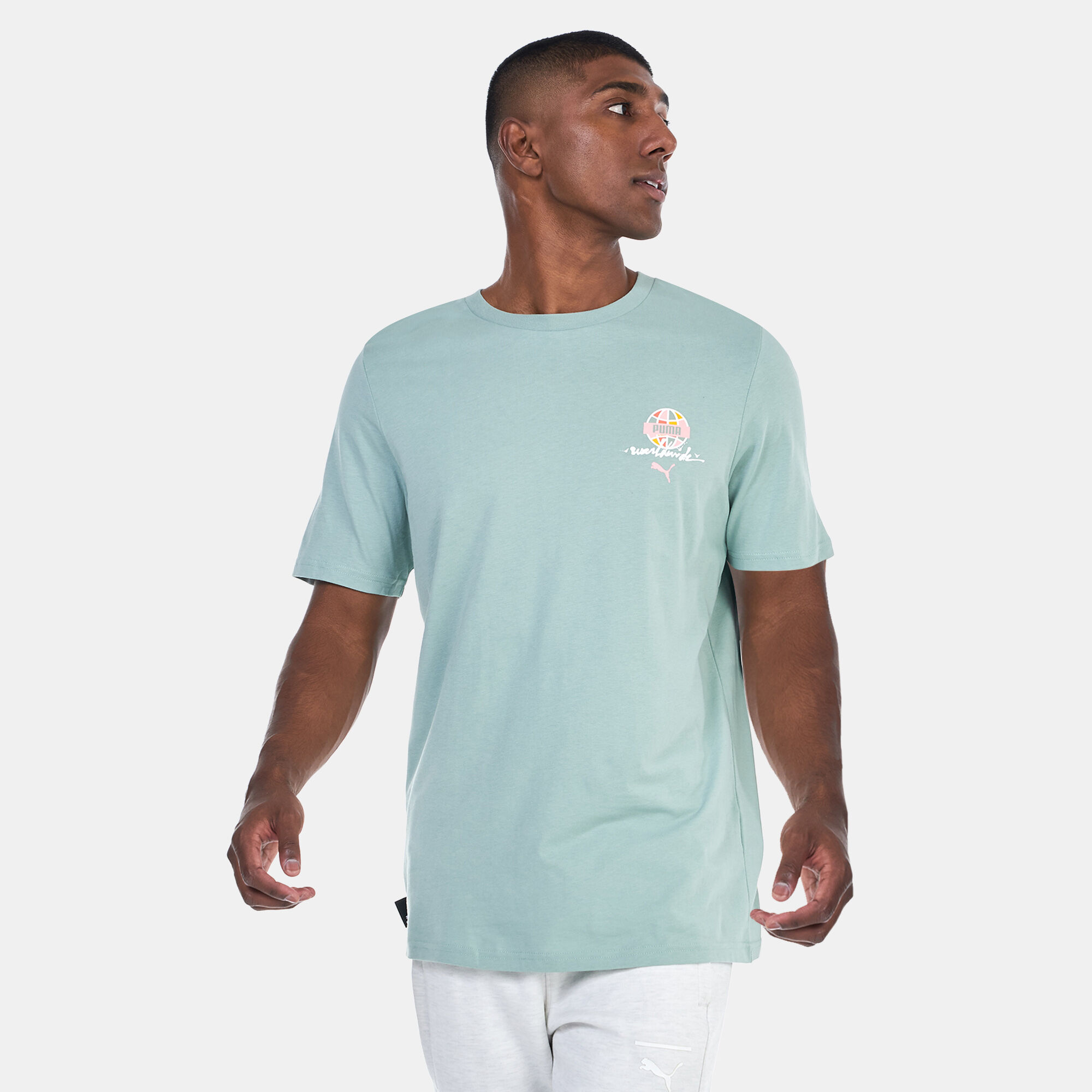 Mint green 2025 puma shirt