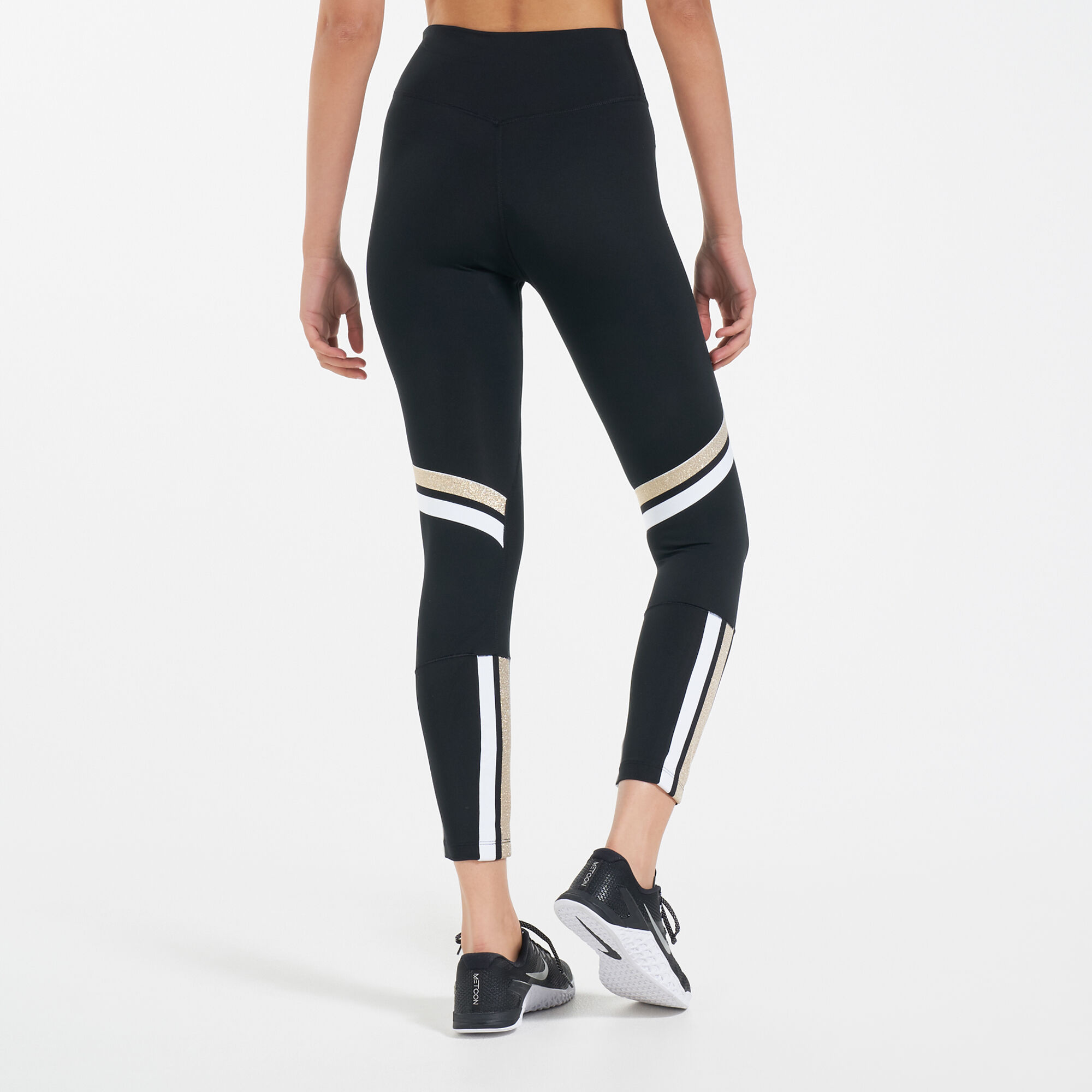 Nike outlet striped leggings