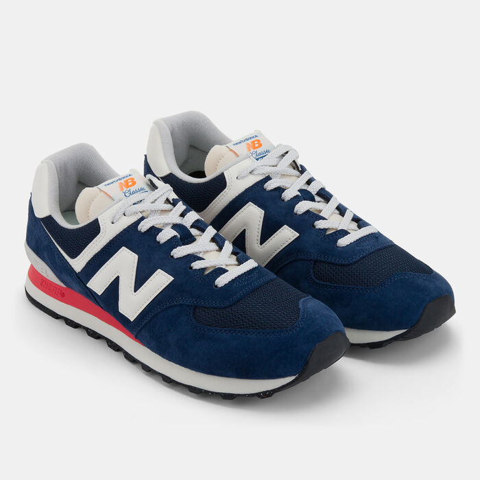 New Balance Men's 574 Shoes Blue New Balance Men's 574 Shoes Blue image number 1
