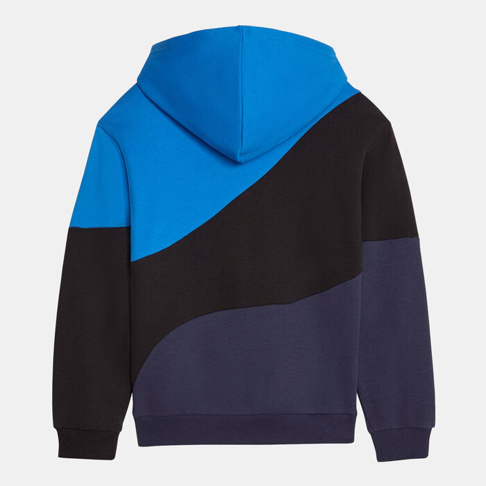 PUMA Kids' POWER CAT Pullover Hoodie (Older Kids) Blue PUMA Kids' POWER CAT Pullover Hoodie (Older Kids) Blue image number 1