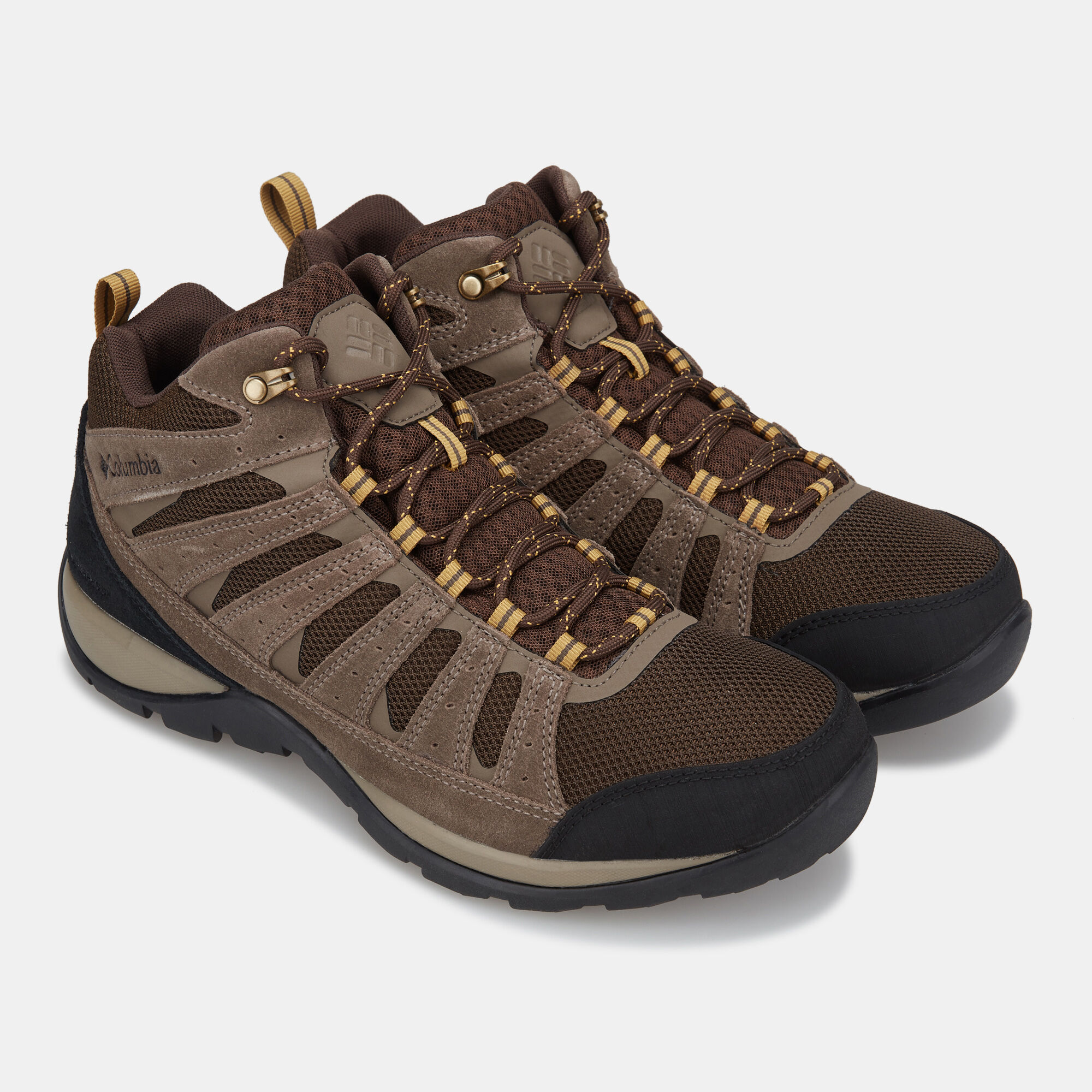Buy Columbia Redmond V2 Waterproof Mid Hiking Shoe Brown in KSA SSS