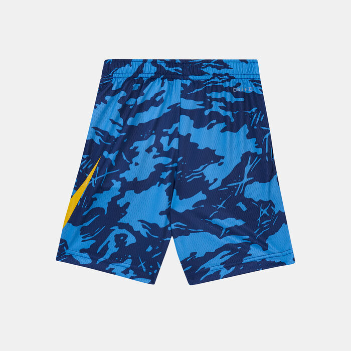 Nike Kids' Camo Dri-FIT Shorts (Younger Kids) Blue image number 1