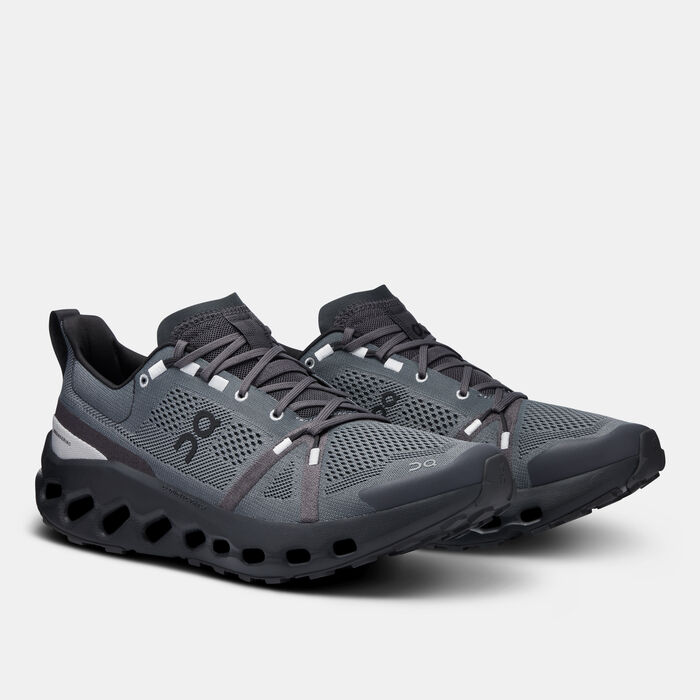 On Men's Cloudsurfer Trail Running Shoes Grey image number 1