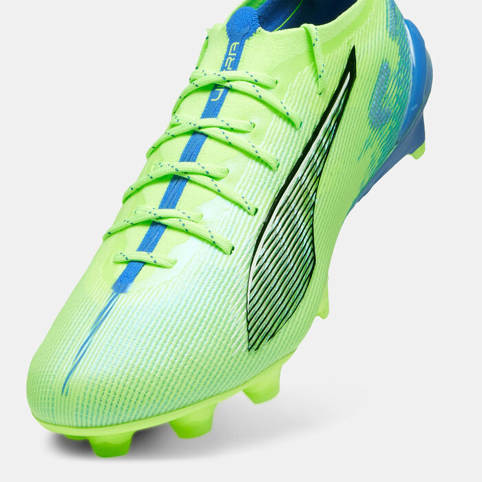 PUMA Men's ULTRA 5 ULTIMATE Firm Ground Football Shoes White image number 4