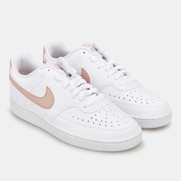 Nike Women's Court Vision Low Next Nature Shoes White Nike Women's Court Vision Low Next Nature Shoes White image number 1