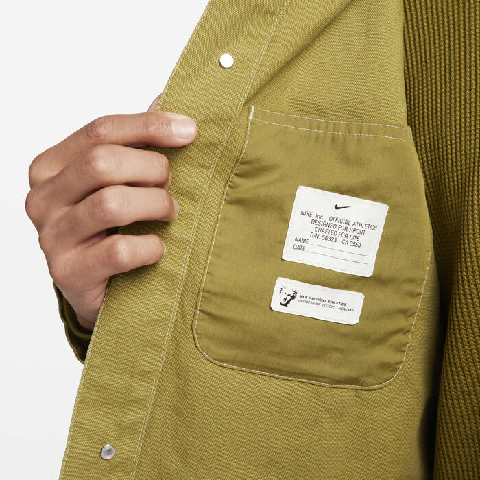 Nike Men's Life Chore Coat Green Nike Men's Life Chore Coat Green image number 4