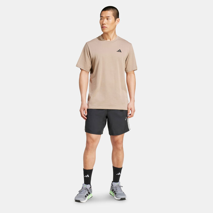 adidas Men's Train Essentials Feelready Training T-Shirt Brown adidas Men's Train Essentials Feelready Training T-Shirt Brown image number 2
