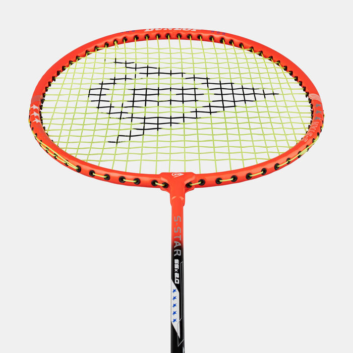Dunlop Kids' S-STAR SSx 2.0 G6 HH NF Badminton Racket Orange image number 2