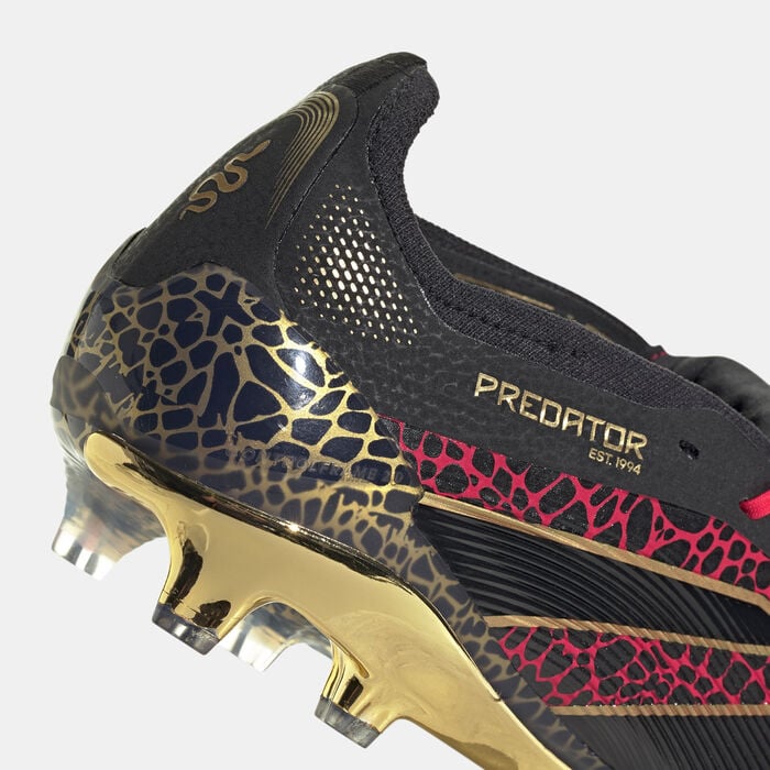 adidas Men's Predator Elite Fold-Over Tongue Firm Ground Boots Black adidas Men's Predator Elite Fold-Over Tongue Firm Ground Boots Black image number 4