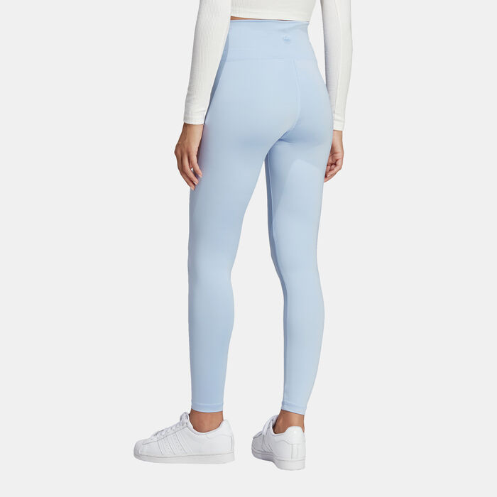 adidas Originals Women's Premium Essentials Pintuck Leggings Blue adidas Originals Women's Premium Essentials Pintuck Leggings Blue image number 1