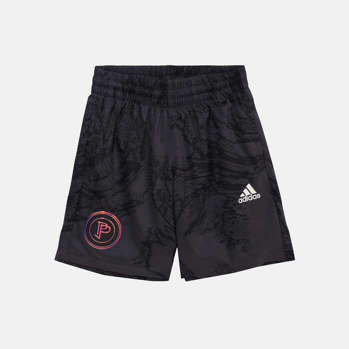 adidas Kids' Pogba Shorts Grey adidas Kids' Pogba Shorts Grey image number 0