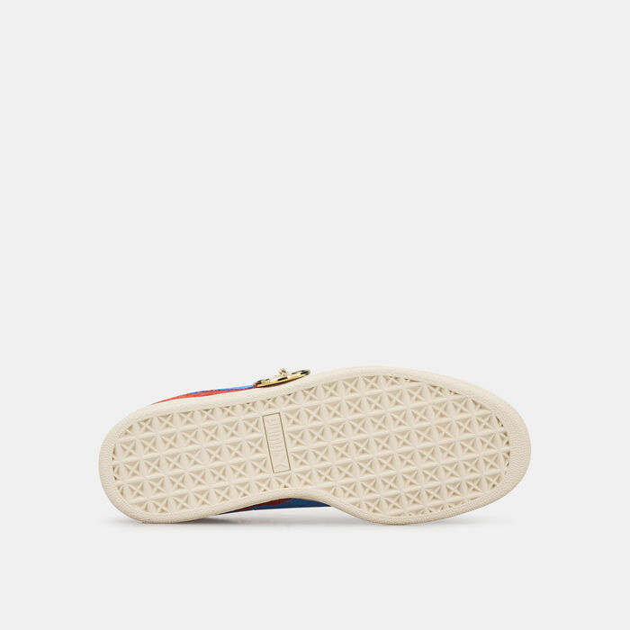 PUMA Kids' x One Piece Suede Shoes Blue PUMA Kids' x One Piece Suede Shoes Blue image number 4