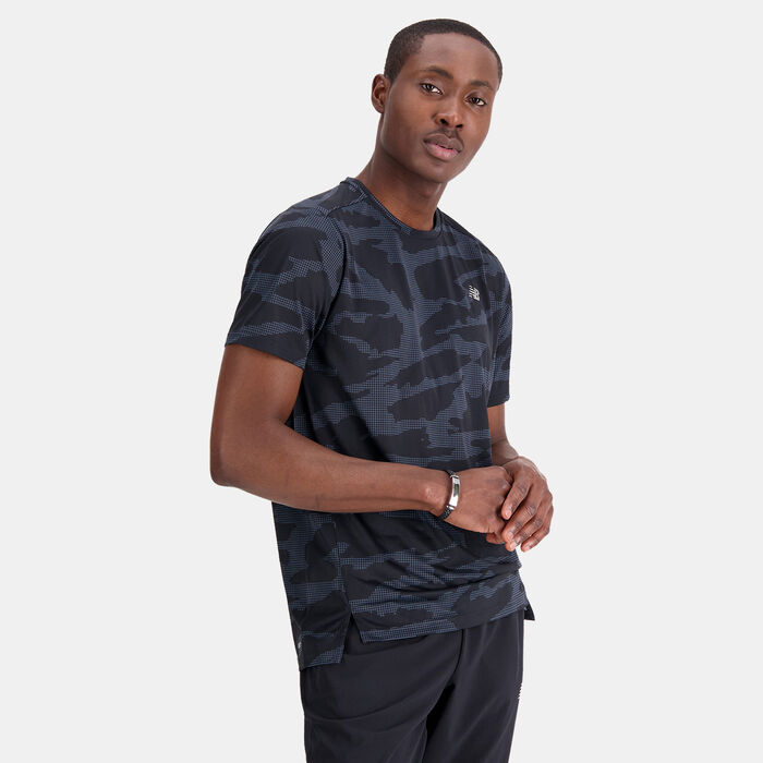 New Balance Men's Printed Accelerate T-Shirt Multi-Color New Balance Men's Printed Accelerate T-Shirt Multi-Color image number 2