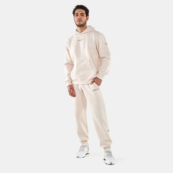 adidas Originals Men's Trefoil Linear Joggers Beige adidas Originals Men's Trefoil Linear Joggers Beige image number 2