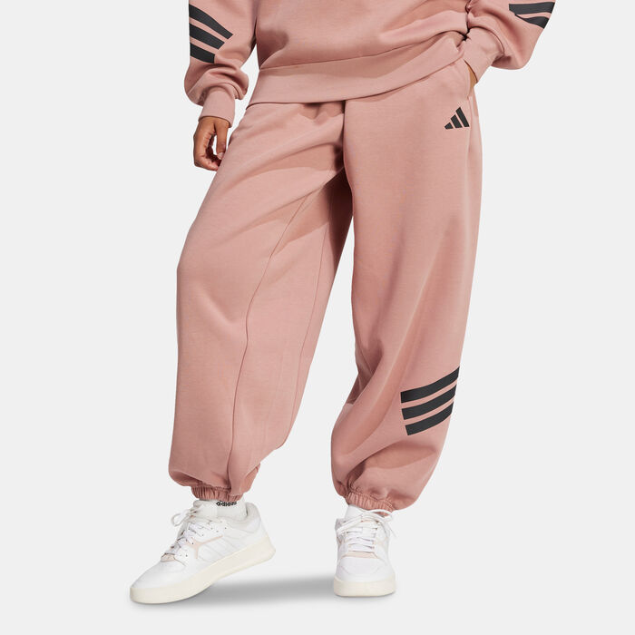 adidas Women's Future Icons 3-Stripes Parachute Pants Brown adidas Women's Future Icons 3-Stripes Parachute Pants Brown image number 0