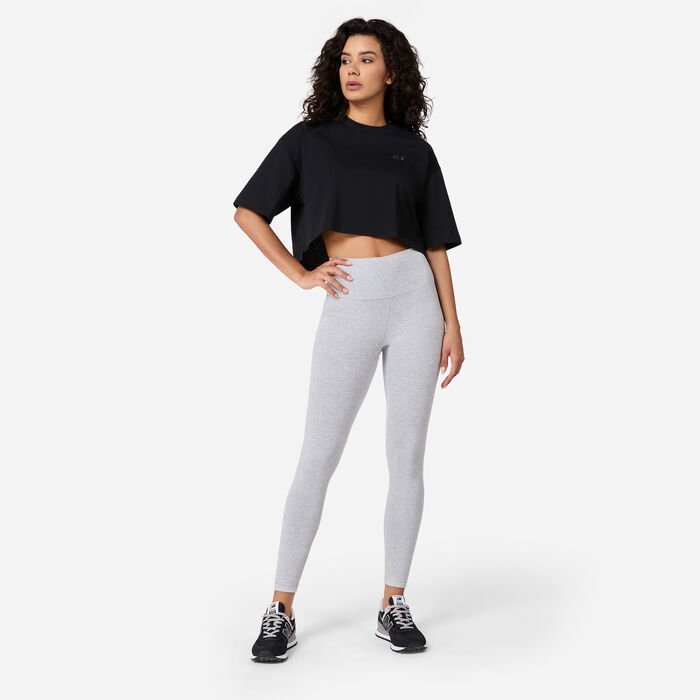 New Balance Women's Logo Jersey T-Shirt Black New Balance Women's Logo Jersey T-Shirt Black image number 2