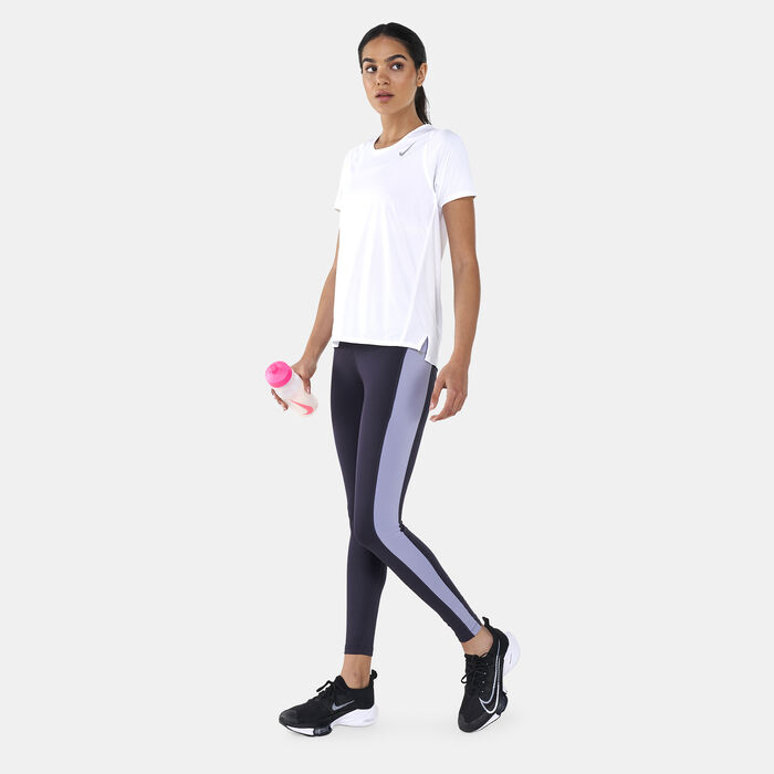 Nike Women's Dri-FIT Race T-Shirt White image number 2