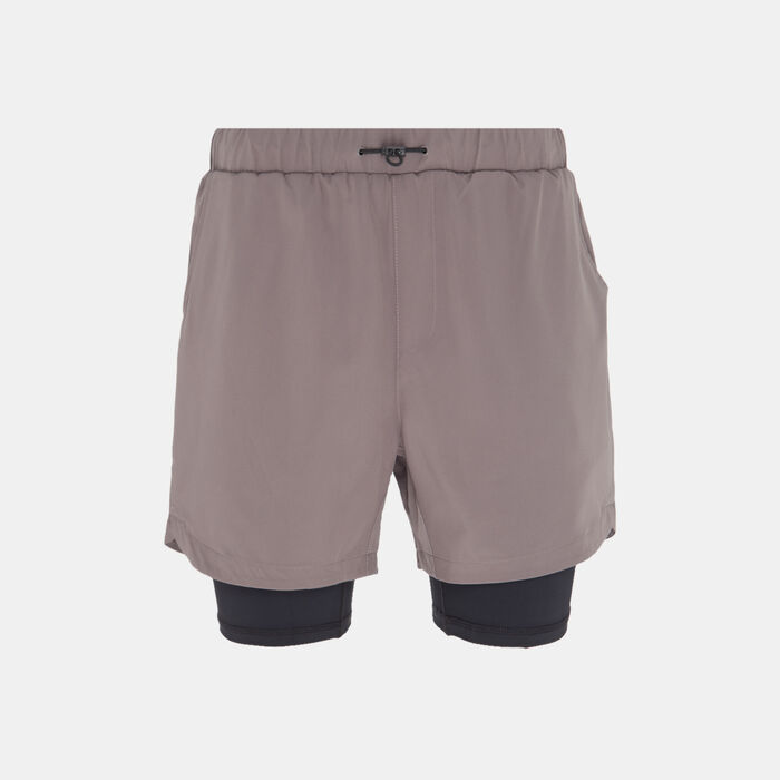 Sun and Sand Sports Men's Training Hybrid Shorts Grey Sun and Sand Sports Men's Training Hybrid Shorts Grey image number 0