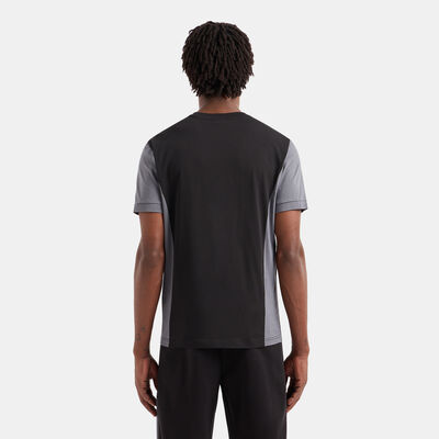 EA7 Emporio Armani Men's Train Athletic Colourblock T-Shirt Black
