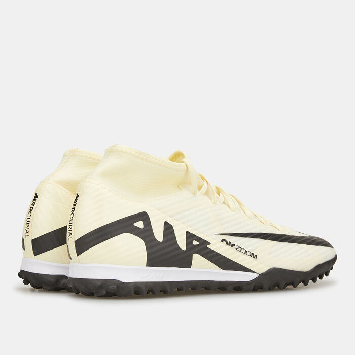 Nike Men's Mercurial Superfly 9 Academy Turf Ground Football Shoes Ivory image number 2