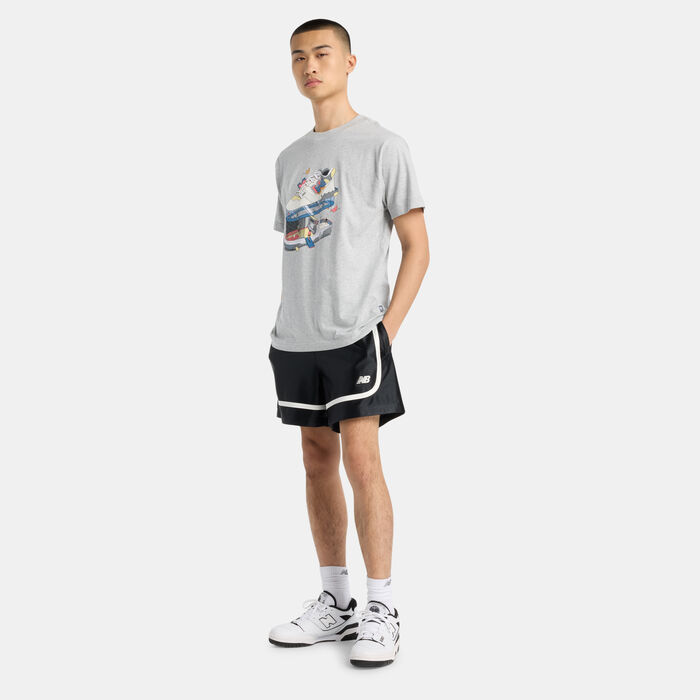 New Balance Men's Fitness Center T-Shirt Grey New Balance Men's Fitness Center T-Shirt Grey image number 2