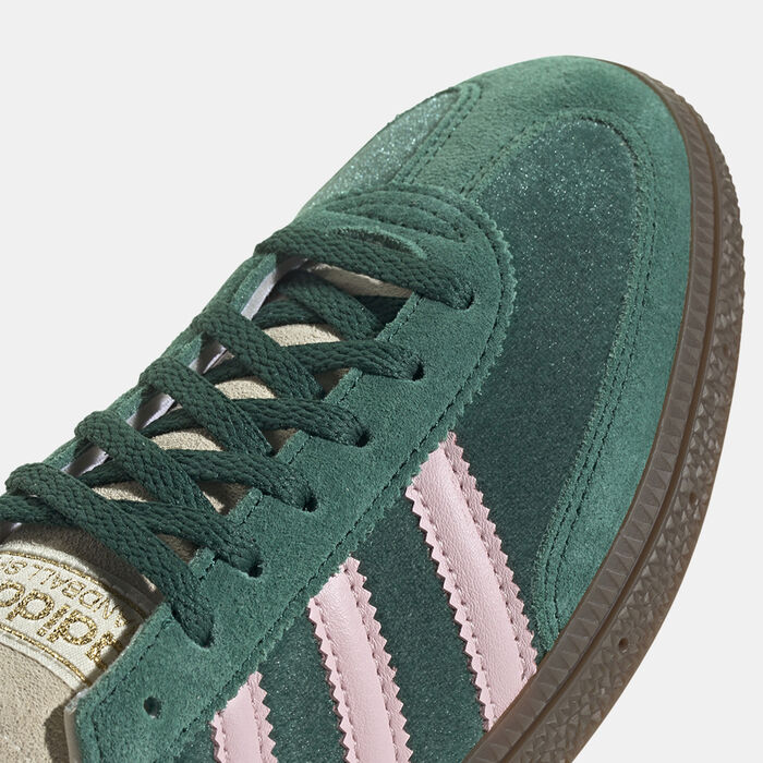 adidas Originals Women's Handball Spezial Shoes Green adidas Originals Women's Handball Spezial Shoes Green image number 4