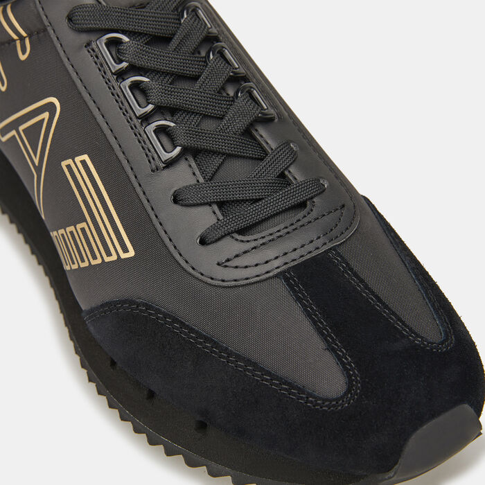 EA7 Emporio Armani Men's Vintage Laced Shoe Black image number 4