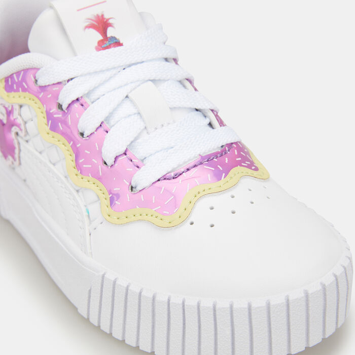 PUMA Kids' x Trolls Carina 2.0 Shoes White PUMA Kids' x Trolls Carina 2.0 Shoes White image number 4