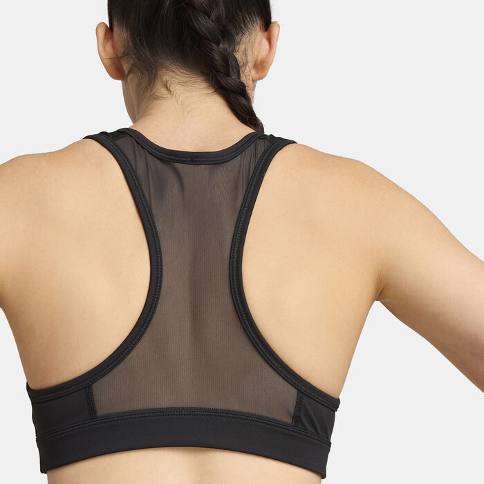 PUMA Women's 4KEEPS Medium Support Sports Bra Black PUMA Women's 4KEEPS Medium Support Sports Bra Black image number 3