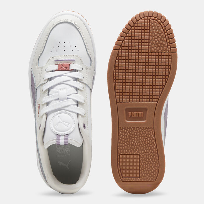 PUMA Women's Carina Street Lux Shoes White PUMA Women's Carina Street Lux Shoes White image number 3