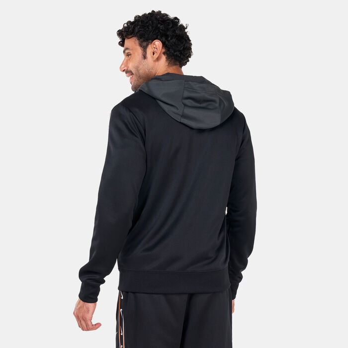 Buy Nike Men's Sportswear Repeat Full-Zip Hoodie Black in KSA -SSS