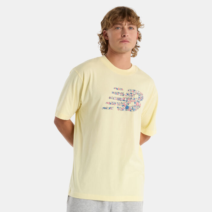New Balance Men's Nautical Logo T-Shirt yellow New Balance Men's Nautical Logo T-Shirt yellow image number 0