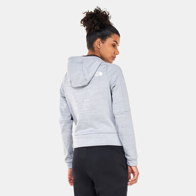 The North Face Women's Mountain Athletics Full Zip Fleece Jacket Grey The North Face Women's Mountain Athletics Full Zip Fleece Jacket Grey