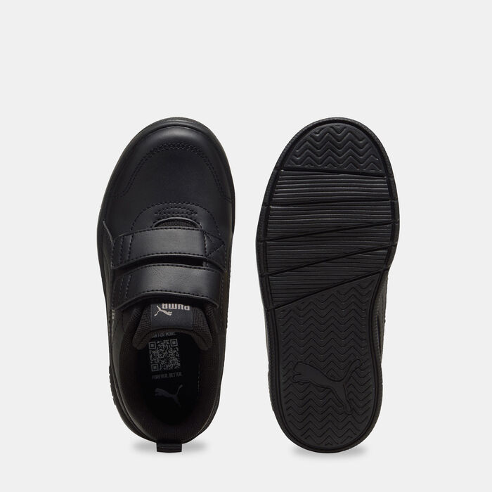 PUMA Kids' Courtflex V3 Velcro Shoes Black PUMA Kids' Courtflex V3 Velcro Shoes Black image number 3