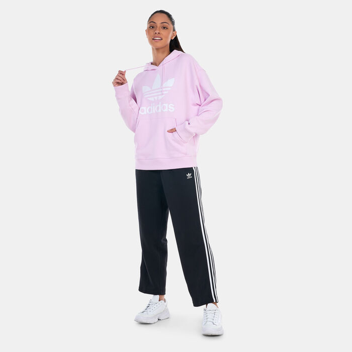 adidas Originals Women's Trefoil Hoodie Pink image number 2