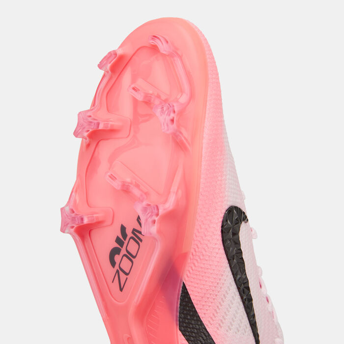 Nike Men's Zoom Mercurial Vapor 15 Elite Firm-Ground Football Shoe Pink image number 4