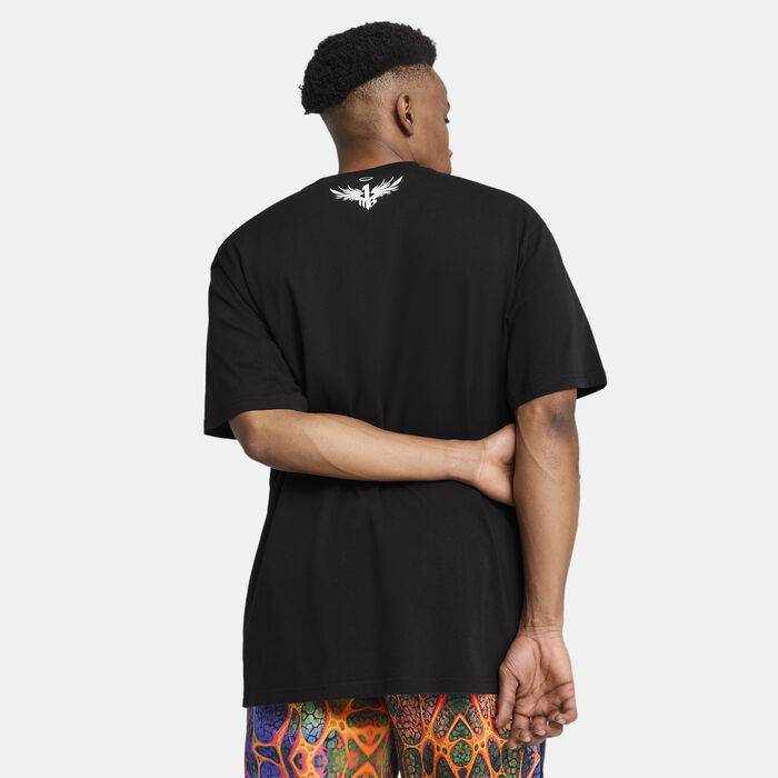 PUMA Men's Lamelo Ball Alien Skins T-Shirt Black PUMA Men's Lamelo Ball Alien Skins T-Shirt Black image number 1
