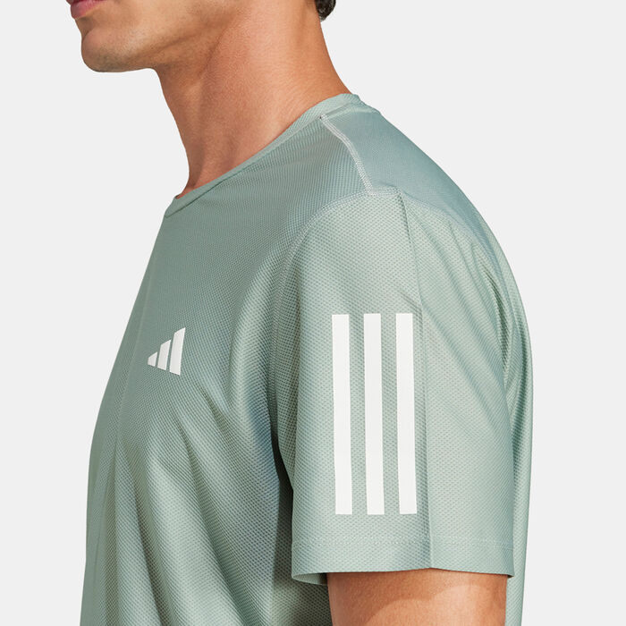 adidas Men's Own the Run T-Shirt Green image number 2