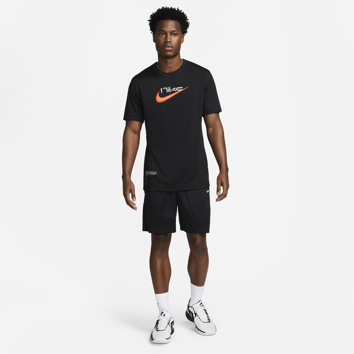 Nike Men's Dri-FIT Basketball T-Shirt Black Nike Men's Dri-FIT Basketball T-Shirt Black image number 6