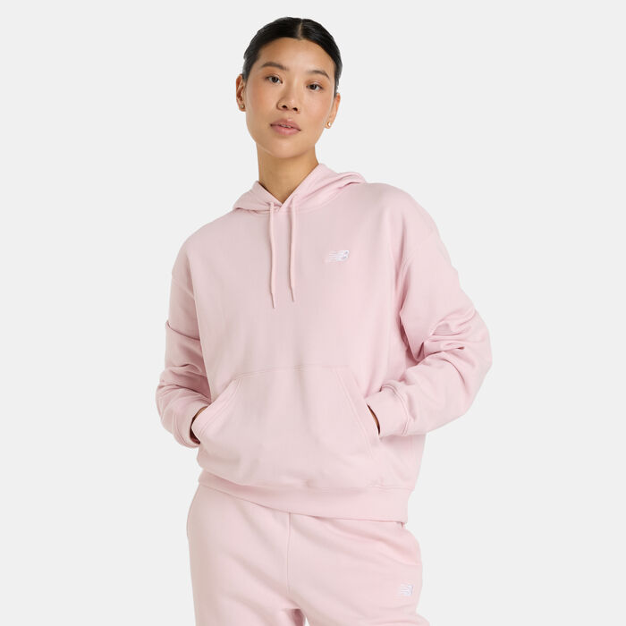 New Balance Women's Sport Essentials French Terry Hoodie Pink New Balance Women's Sport Essentials French Terry Hoodie Pink image number 0