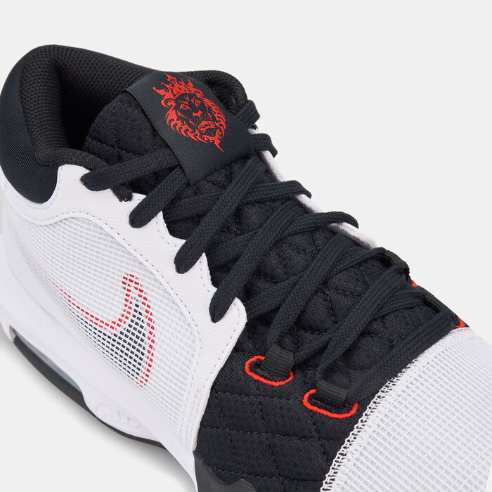 Nike LeBron Witness 8 Basketball Shoes White Nike LeBron Witness 8 Basketball Shoes White image number 4