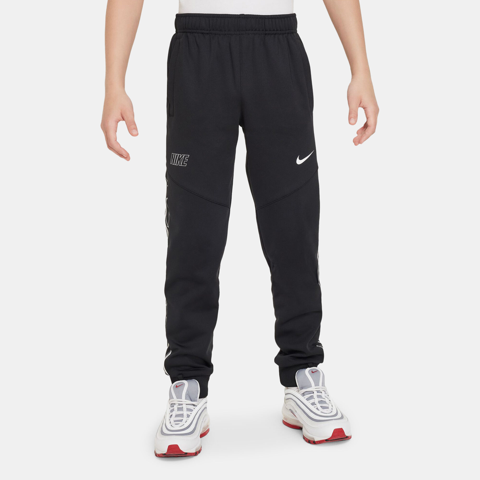 Repeat print sales joggers