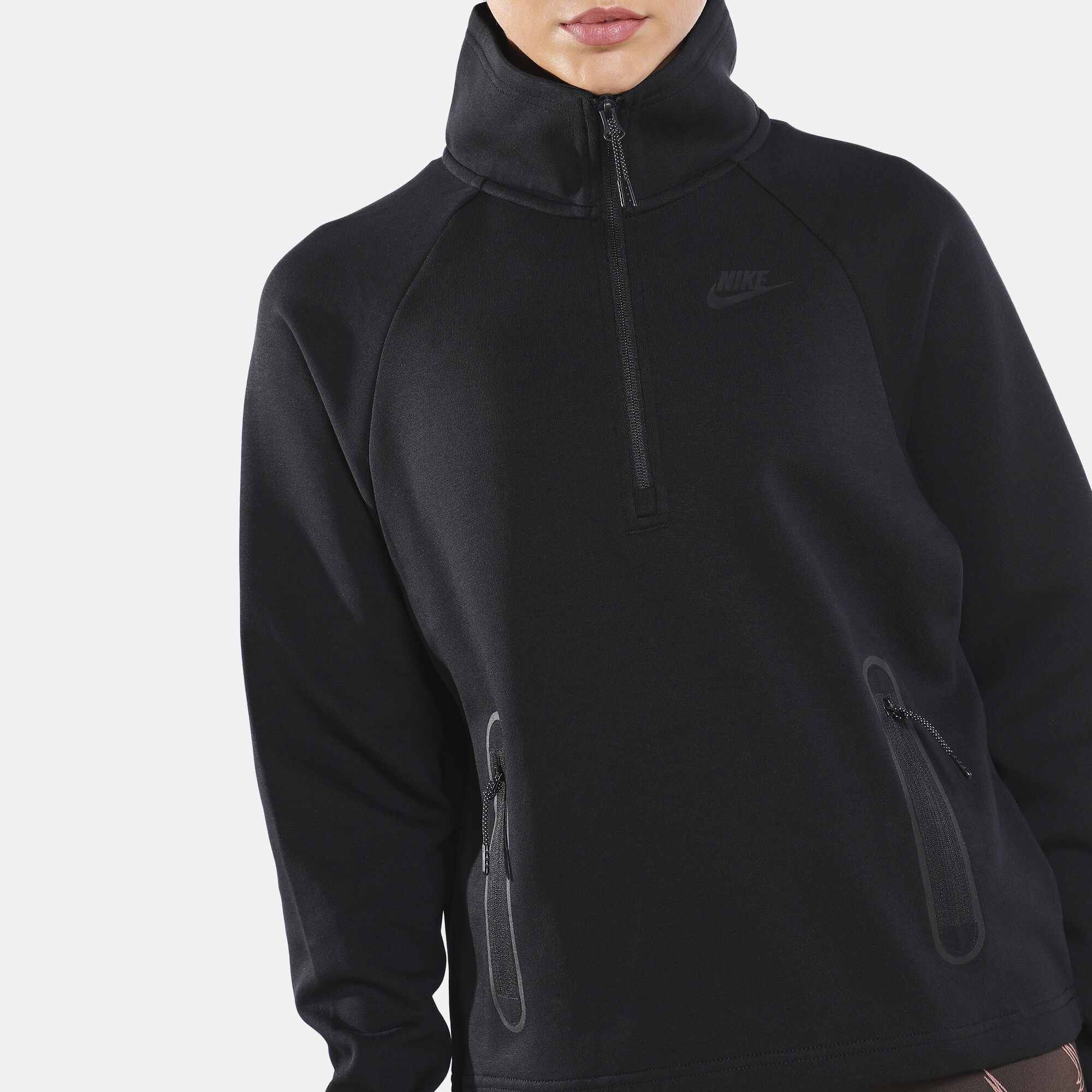 Women s Sportswear Tech Fleece 1 4 Zip T Shirt White Nike in KSA SSS